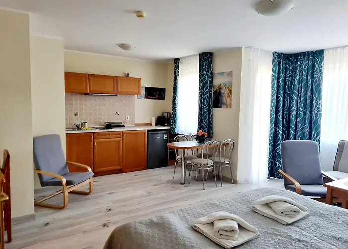 Apartamentyprzymorzu Wschod Slonca Olymp Z Basenem Lejlighed Kołobrzeg